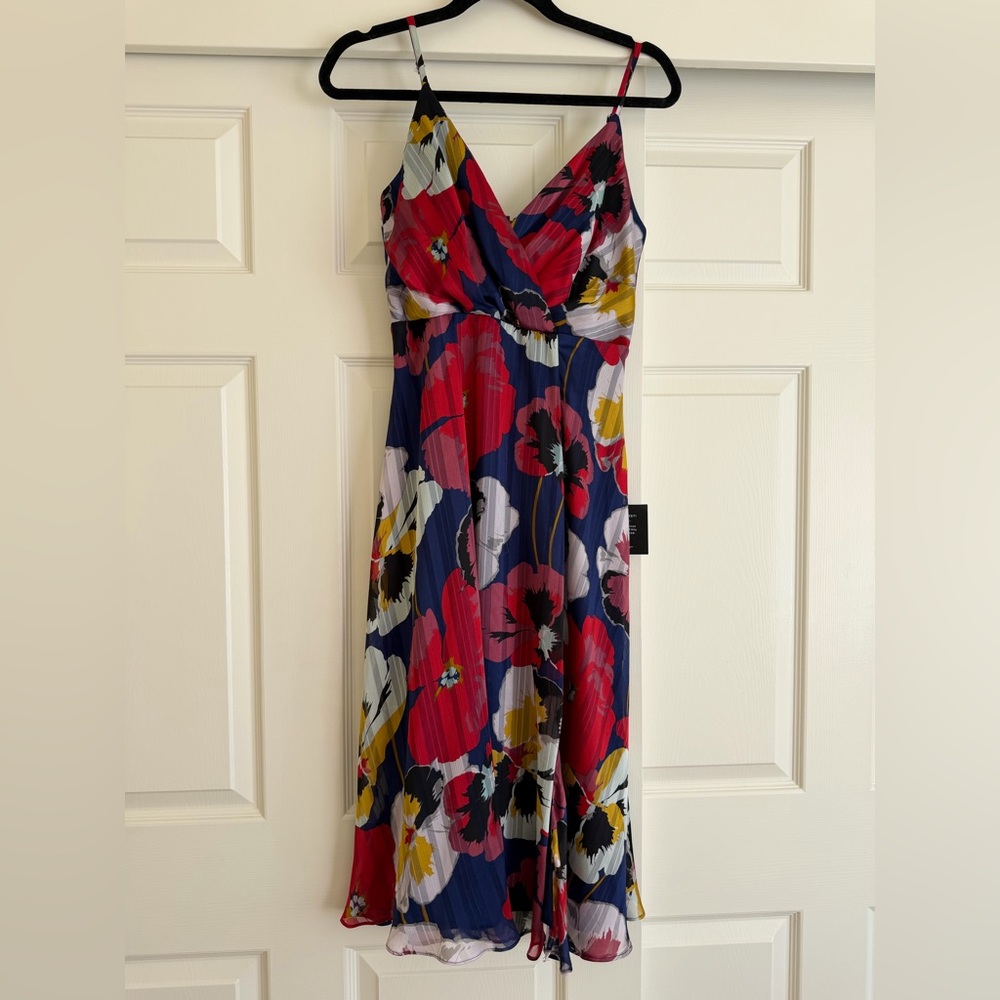 Lulu's Vibrant Floral Maxi Dress - Red, Blue, Yellow